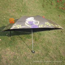 3 Pliez Mini parapluie avec Protection anti-UV (YSM0009)